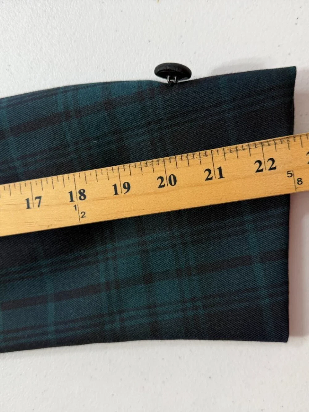 Formal Specialists Ltd Vge Black Watch Tartan Wool Blend Tuxedo Jacket 38S NWOT